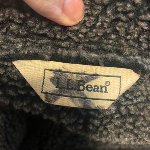 Ll Bean ladies Sherpa lined coat size large - Picture 6 of 6